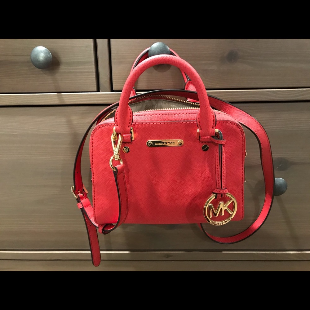 Red Michael Kors Crossbody